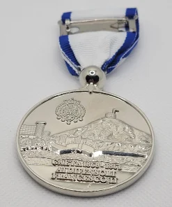 MEDAGLIA “CADUTA DI GAETA 1860-61 AI DIFENSORI DI FRANCESCO II TIPO ARGENTO 5 CM