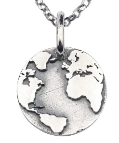 Collana “Mappamondo” Argento 925 Lavorato a mano