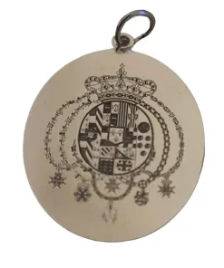 Ciondolo per Collana del Regno delle due Sicilie in Argento titolo 925 Unisex