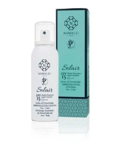 Olio Attivatore Abbronzatura Intensa Viso e Corpo Spf 15 – Namalei
