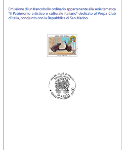 BOLLETTINO ILLUSTRATIVO ITALIA 2024 nuovo “VESPA CLUB ITALIA ” €12,00