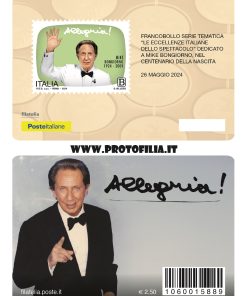 TESSERA FILATELICA ITALIA 2024 nuova “MIKE BONGIORNO” € 5,00