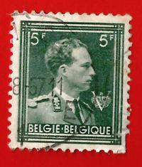 BELGIO 1945 YT696 Used € 0.10