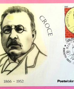 CARTOLINA FILATELICA ITALIA 2016 NUOVA ” BENEDETTO CROCE ” € 3.00
