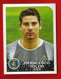 FIGURINE PANINI  originale anno 2002-03 serie A INTER  n.156 F. Toldo €1,00