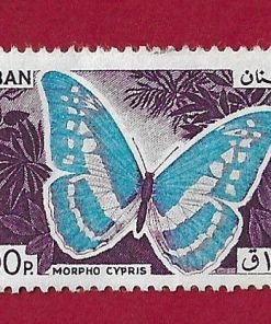 FRANCOBOLLI LIBANO 1965 yt PA338 nuovo ” farfalle – posta aerea” €0,80