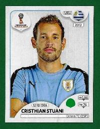 FIGURINE PANINI ORIGINALE Campionato del Mondo RUSSIA 2018  Uruguay C. Stuani n.110 €0.35