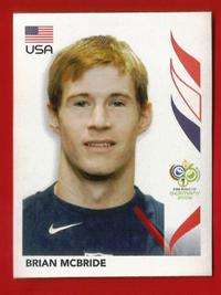 FIGURINE PANINI originale  Mondiali GERMANIA 2006  n. 357 USA B. Mcbride € 1,00