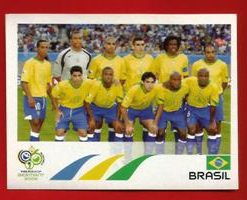 FIGURINE PANINI originale  Mondiali GERMANIA 2006  n. 378 BRASILE Squadra € 1,00