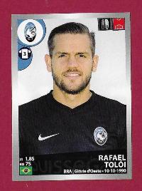 FIGURINA PANINI 2016-17 ATALANTA NUOVA ORIGINALE    N.6 R. Toloi  €0.25