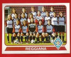 FIGURINE PANINI originale Campionato 2003-04 Serie Femminile Reggiana  n.730 Squadra  € 1,00